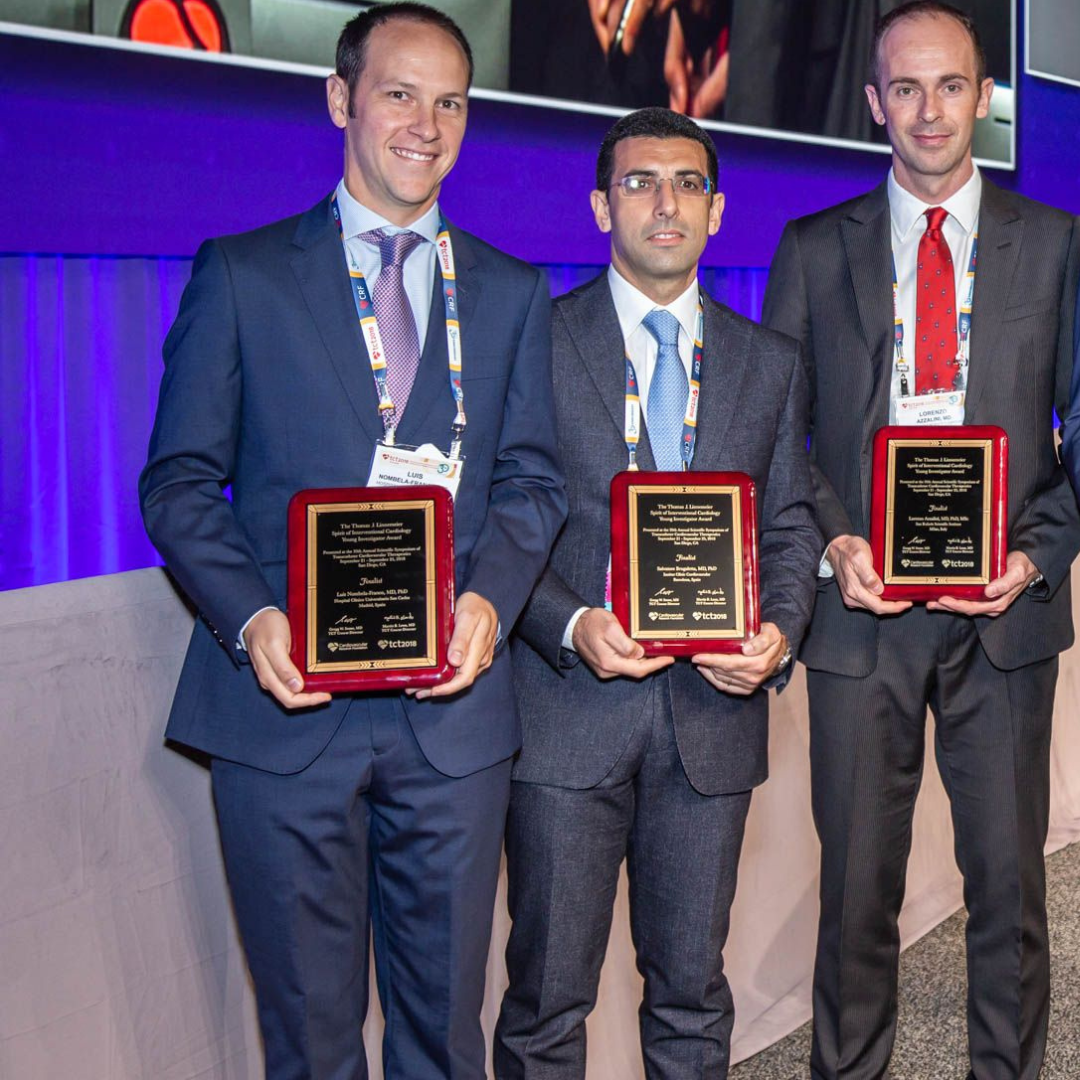 El Dr. Luís Nombela-Franco, antiguo residente de Cardiología del Hospital Puerta de Hierro, finalista del premio de Jóvenes Investigadores